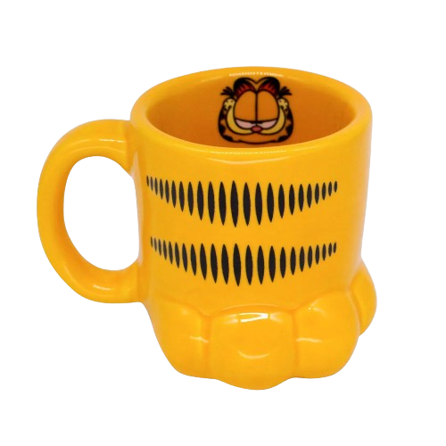 Caneca Garfield Alto Relevo