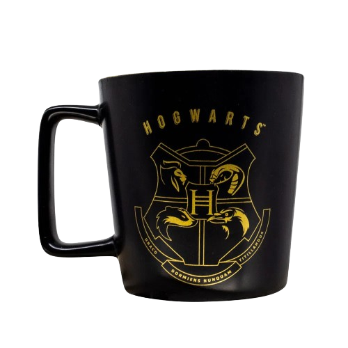 Caneca Hogwarts Dourada