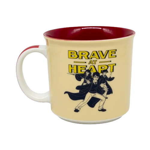 Caneca Hogwarts Brave Heart