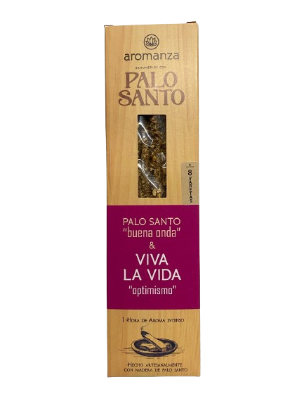 Incenso Palo Santo 8 Varetas Aromanza