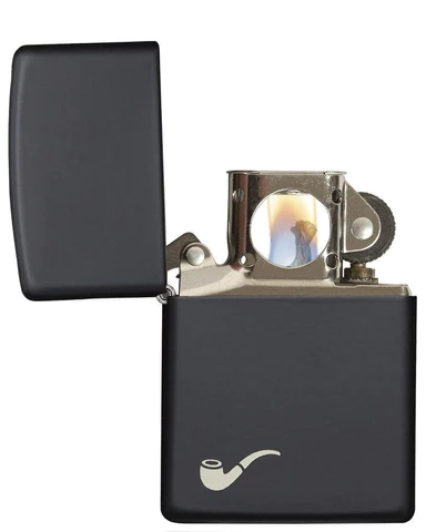 Isqueiro Zippo Black Matt Pipe Lighter