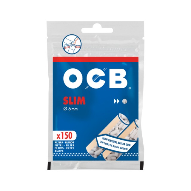 Filtro OCB Slim 6mm 150 Unidades