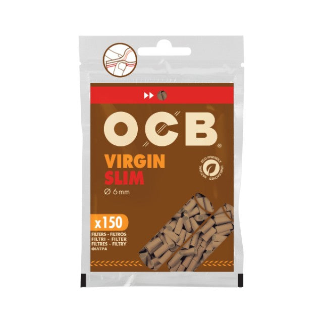 Filtro OCB Virgin Slim 6mm 150 Unidades