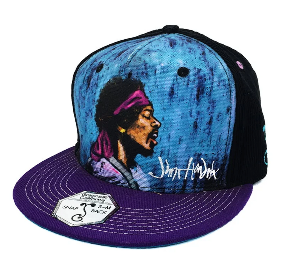 Boné Jimi Hendrix Blue Black Grassroots