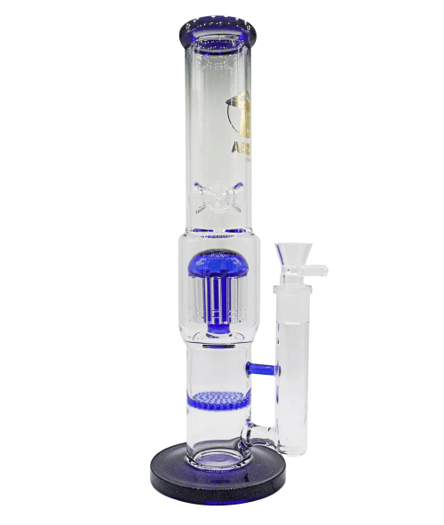 Bong Abduzido Gold Line Grande 1 Honey Tree Azul