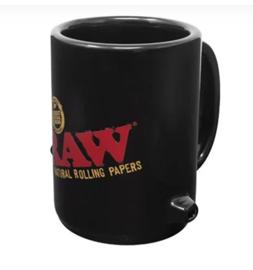 Caneca Raw Preta WAKE UP & BAKE UP