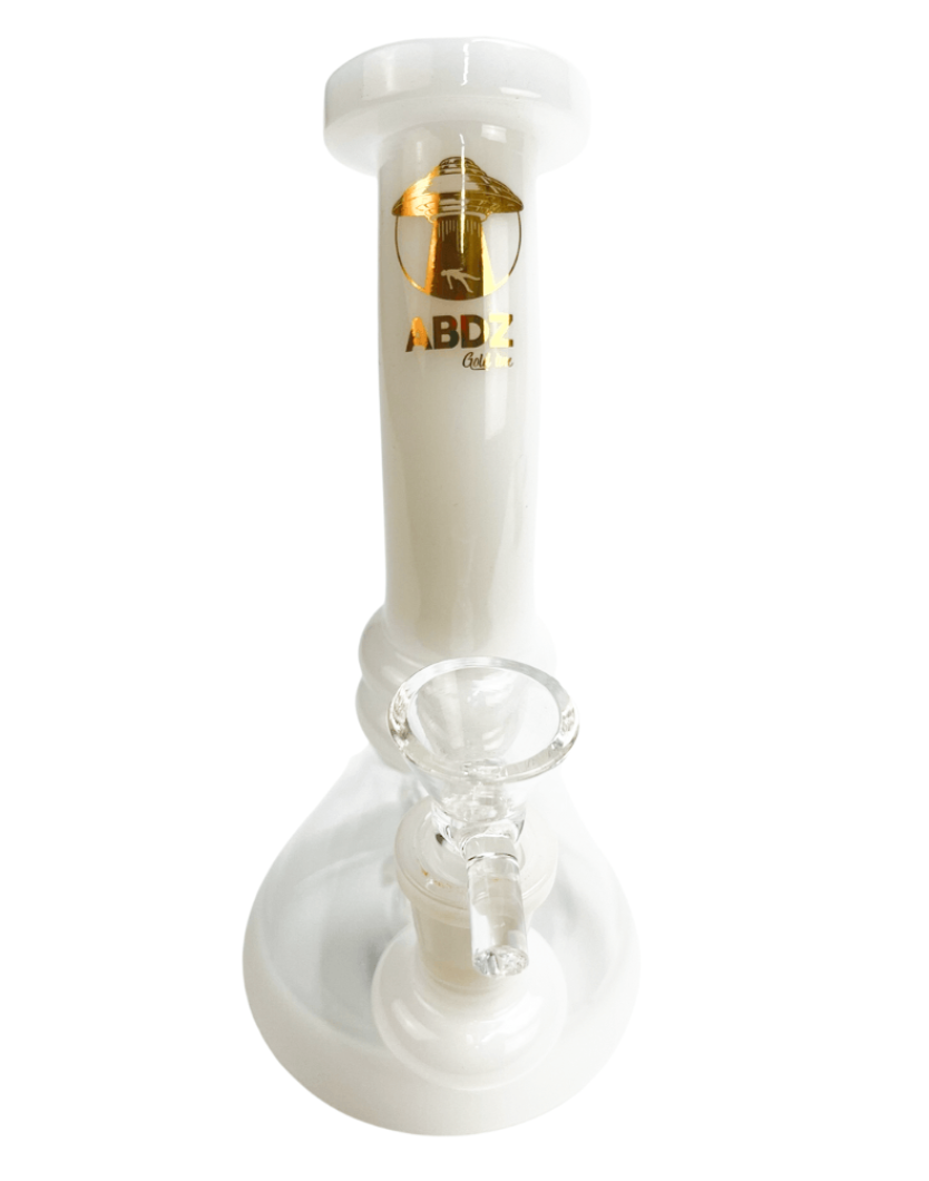 Bong Abduzido Gold Line Clyde White