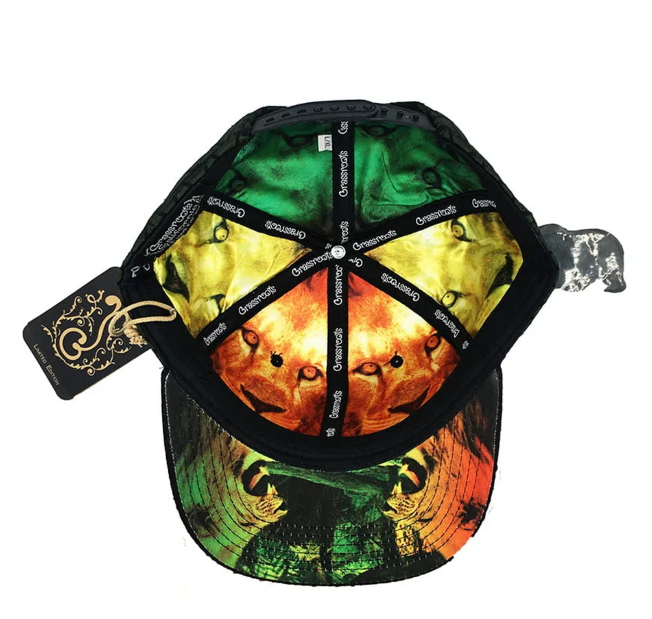 Boné Removable Bear Rasta Grassroots