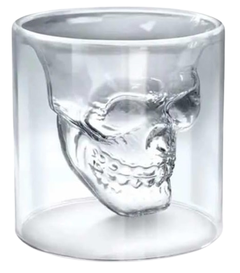 Caneca Pequena Caveira 3D