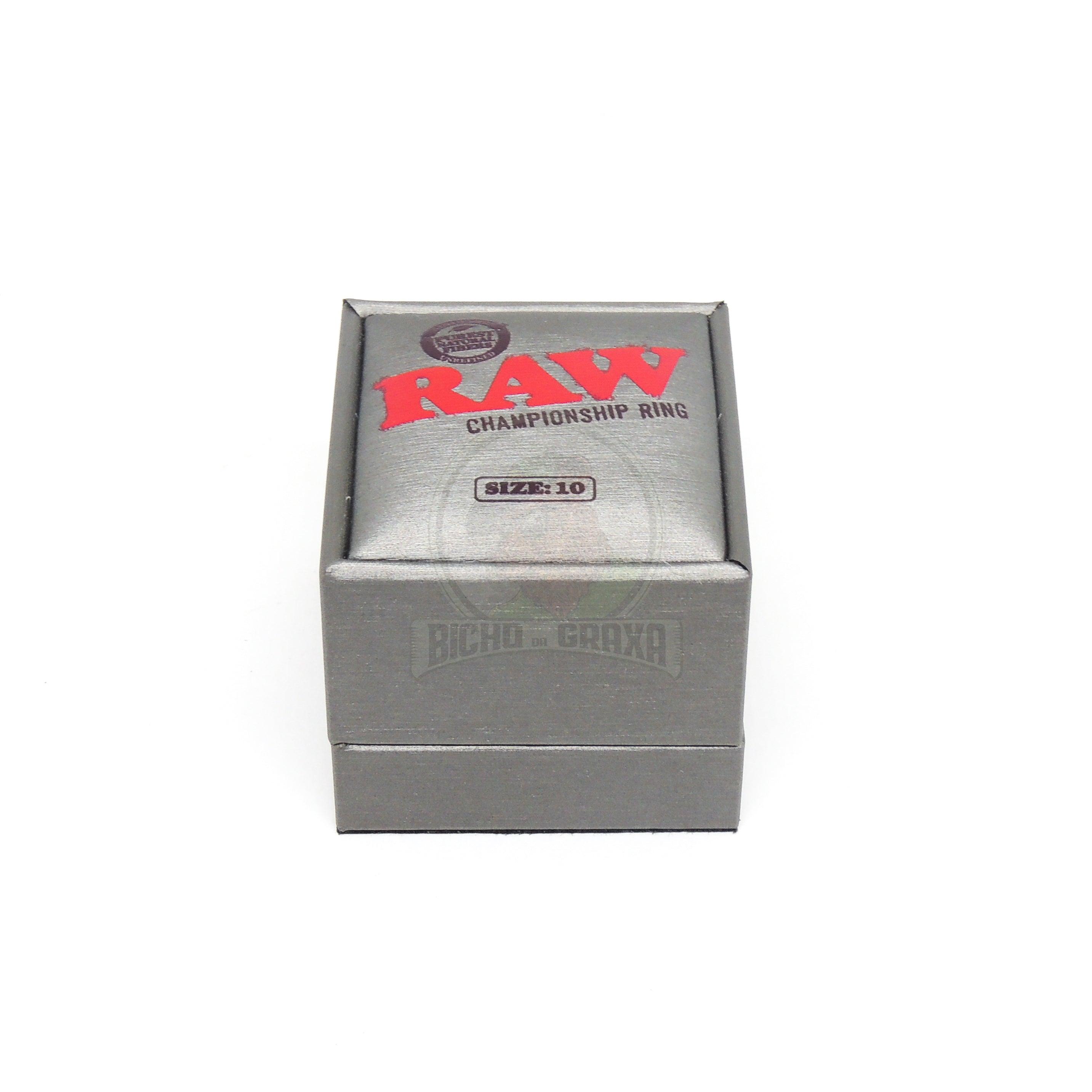 Anel RAW Championship Ring Gold - Bicho da Graxa