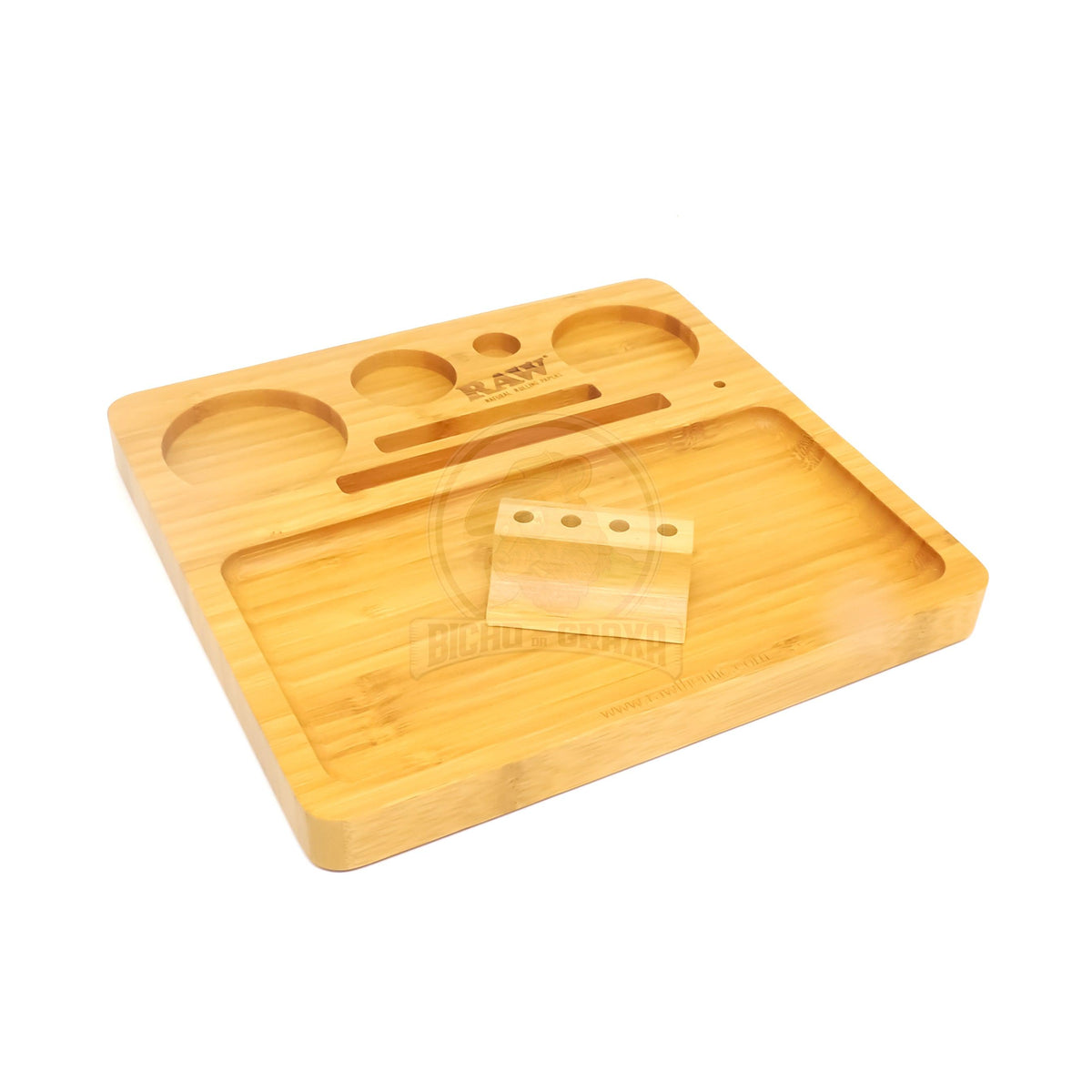 Bandeja de Bamboo Rolling Tray RAW - Bicho da Graxa