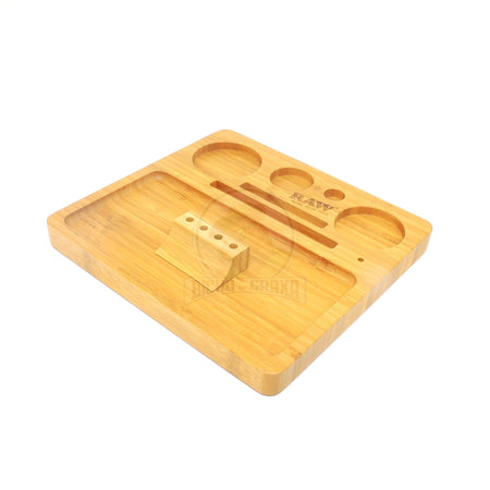 Bandeja de Bamboo Rolling Tray RAW - Bicho da Graxa