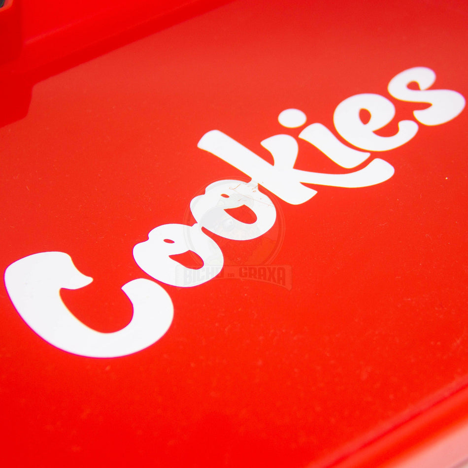 Bandeja Média Cookies em Plástico com Led's Vermelha - Bicho da Graxa