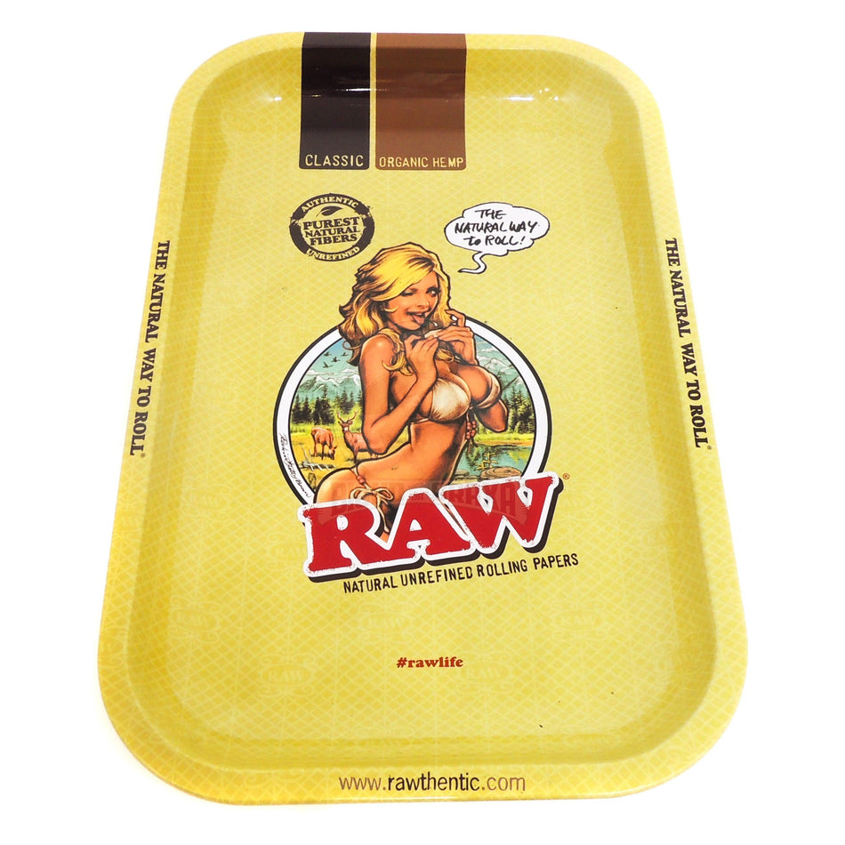 Bandeja Pequena Classic Organic Hemp Girl RAW - Bicho da Graxa