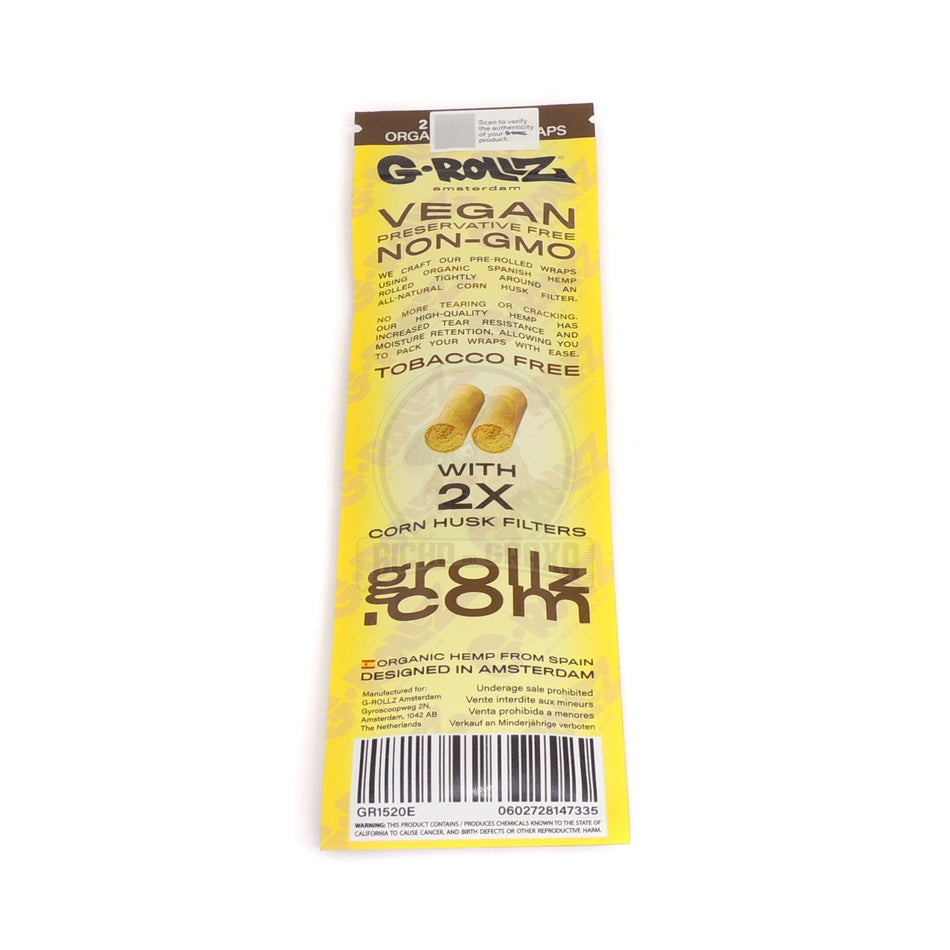 Blunt Banana Kush Organic Hemp G-Rollz - Bicho da Graxa