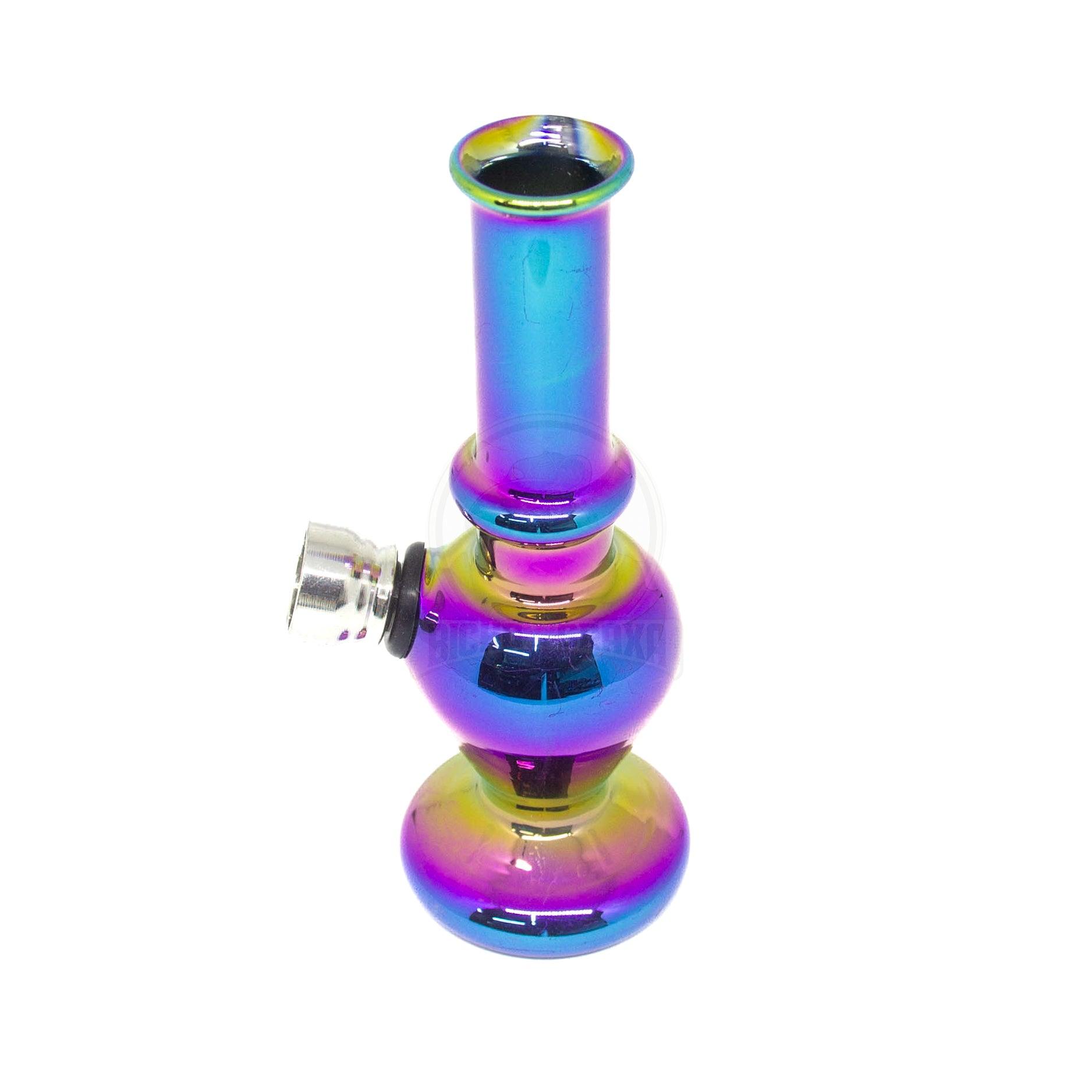 Bong Pequeno em Vidro Rainbow - Bicho da Graxa