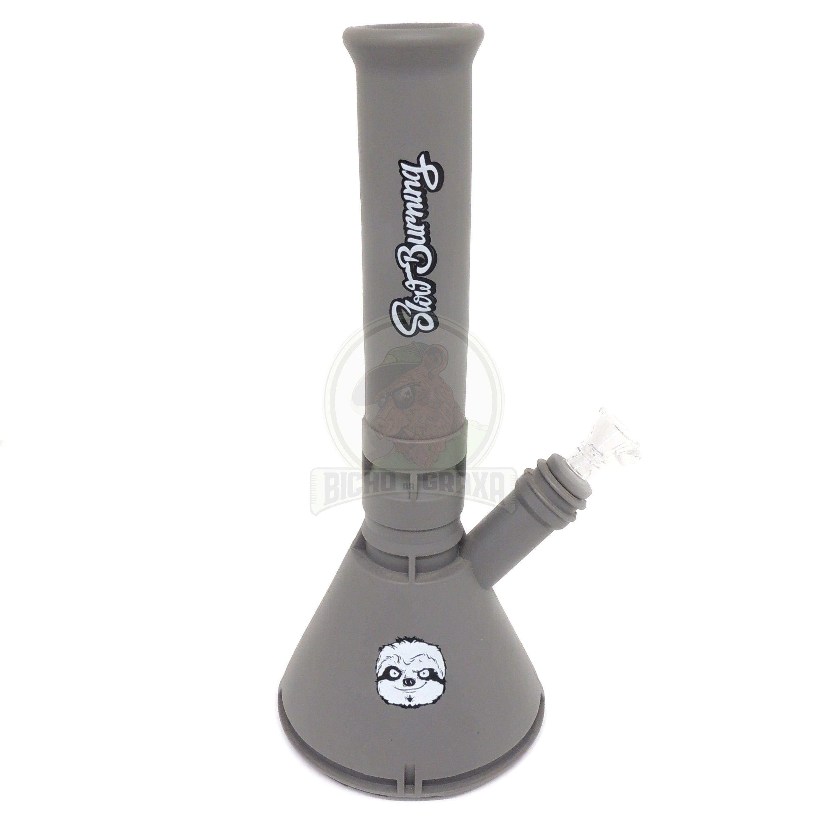 Bong Silicone Desmontável SlowBurning - Bicho da Graxa