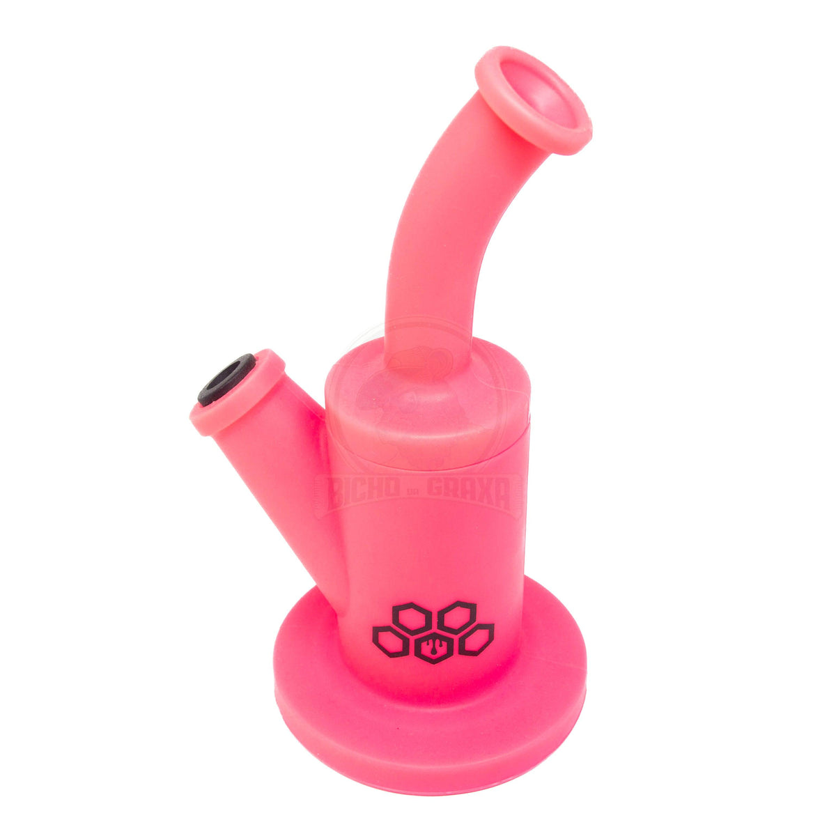 Bong Silicone Rosa Cultura Dab - Bicho da Graxa