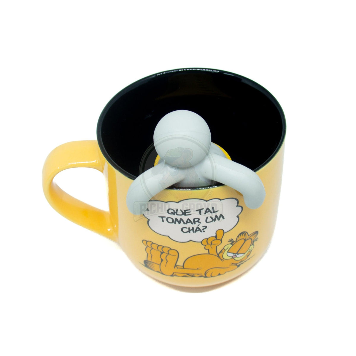 Caneca Garfield com Infusor - Bicho da Graxa