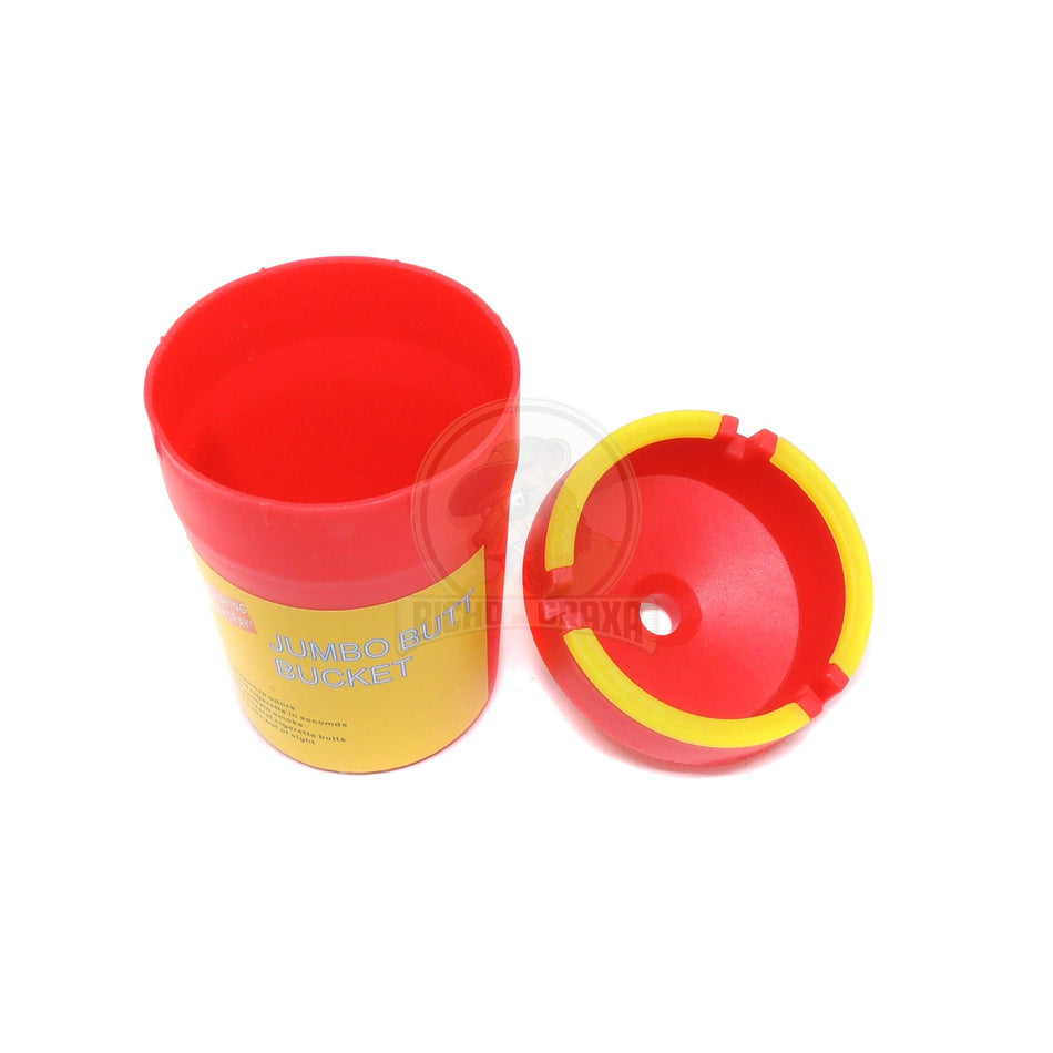 Cinzeiro Jumbo Bucket Vermelho