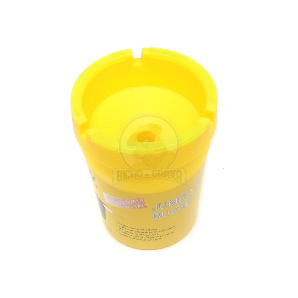 Cinzeiro Jumbo Bucket Amarelo