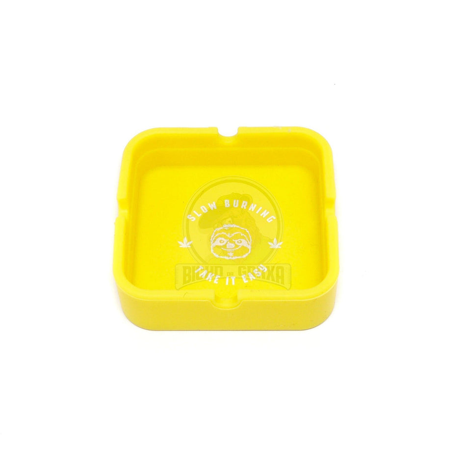 Cinzeiro Silicone Pequeno Amarelo SlowBurning - Bicho da Graxa