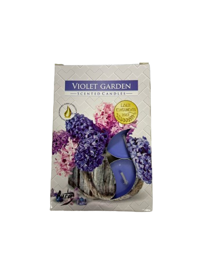 Vela Aromática Violet Garden