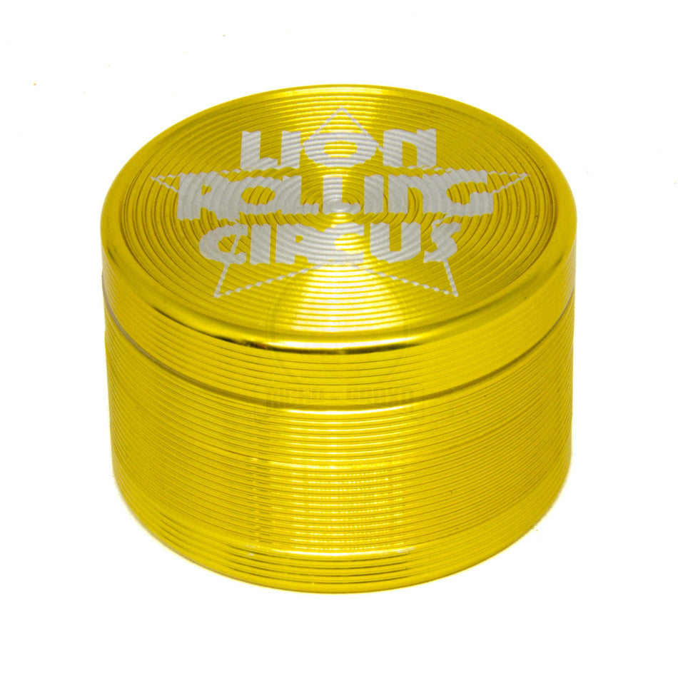 Dichavador em Metal Torneado Lion Rolling Circus Amarelo