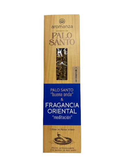 Incenso Fragancia Oriental 8 Varetas Aromanza