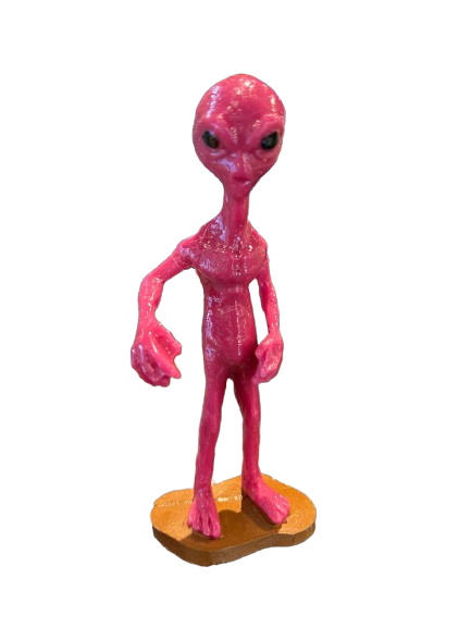 Alien Pequeno Vermelho