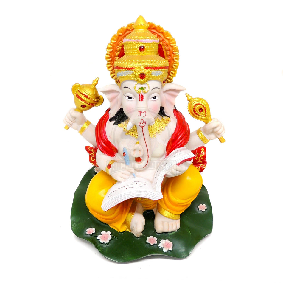 Estátua em Resina Ganesha 24cm - Bicho da Graxa