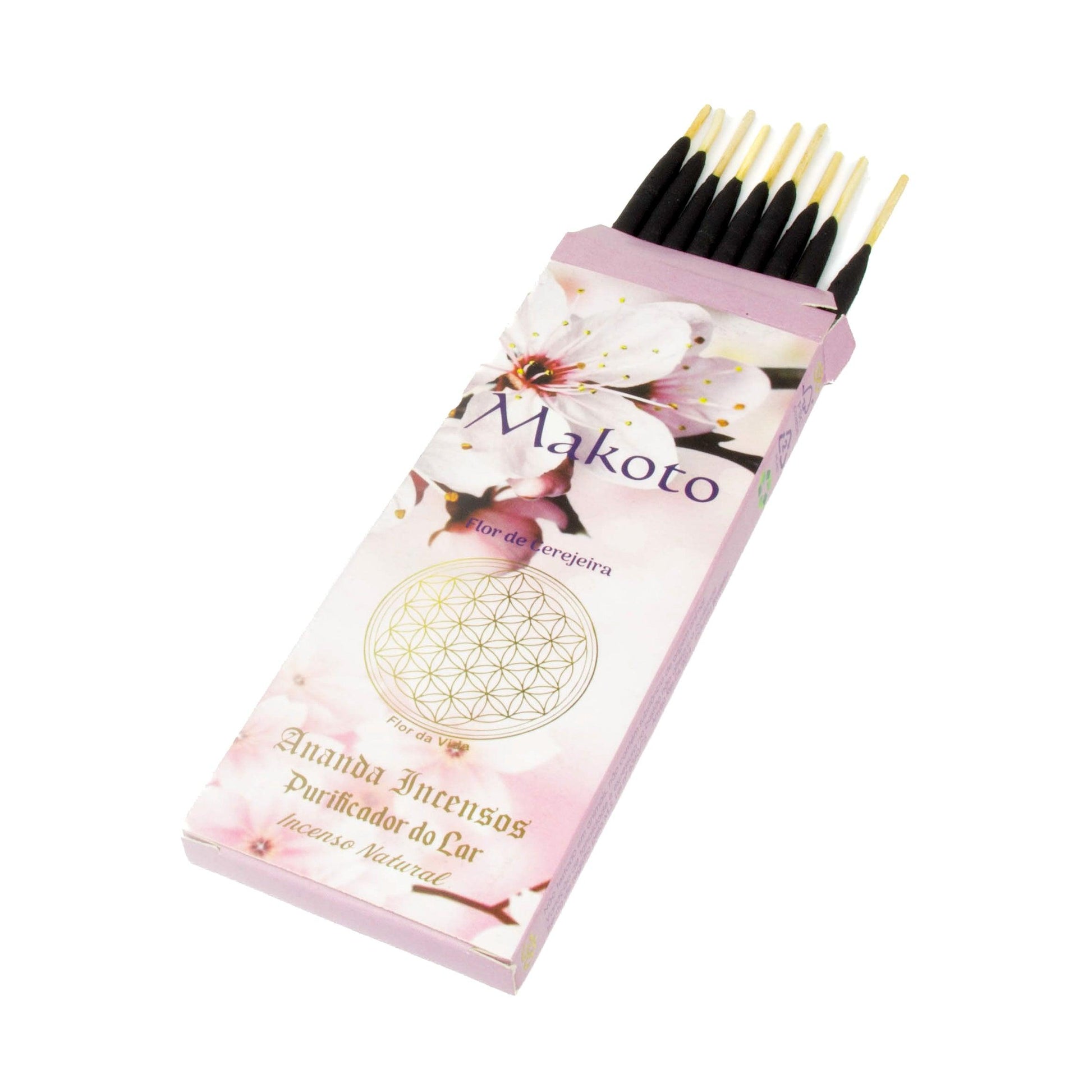 Incenso Makoto - Flor de Cerejeira - Tudo para aromaterapia, óleos