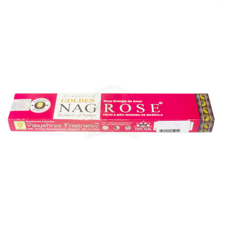 Incenso Natural 8 Varetas Rose Golden Nag - Bicho da Graxa