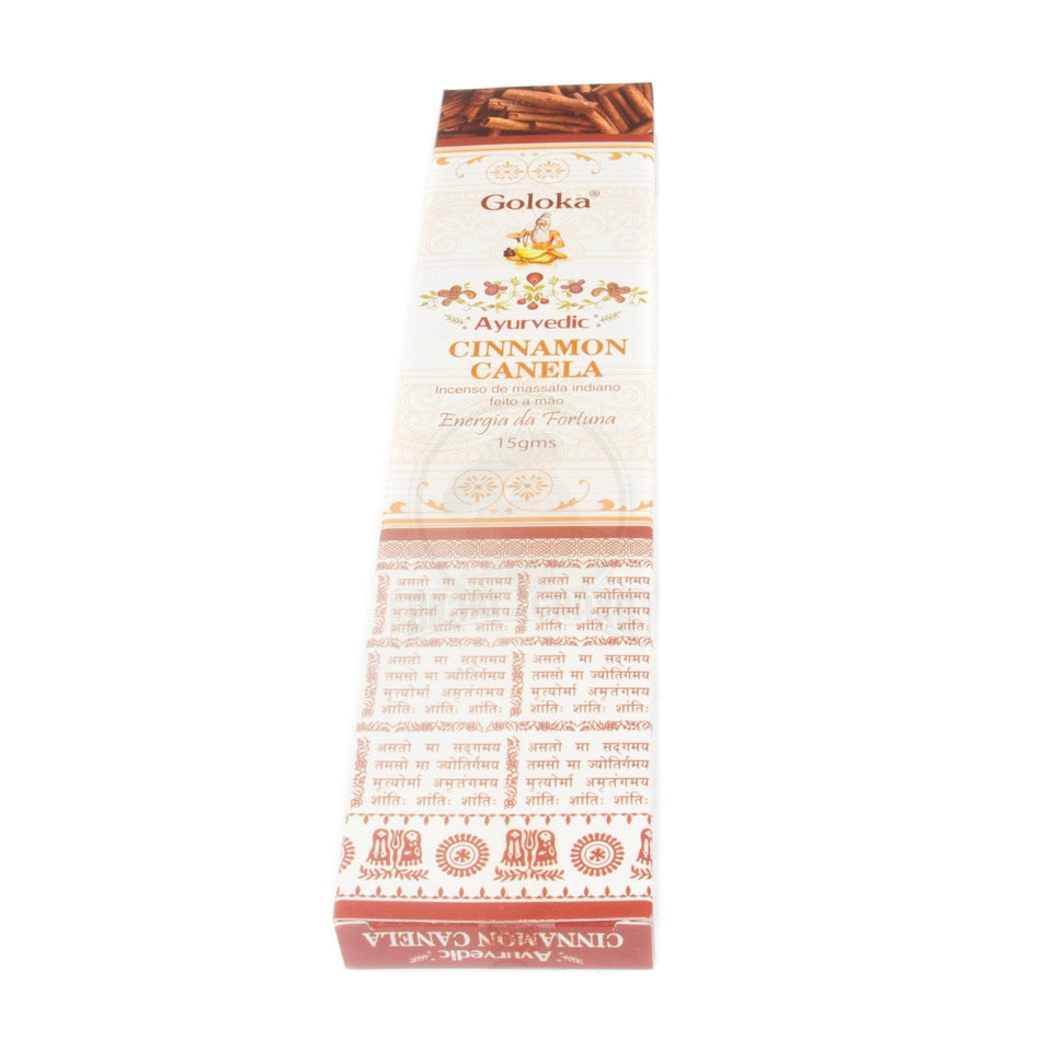 Incenso Natural Cinnamon Canela Goloka - Bicho da Graxa