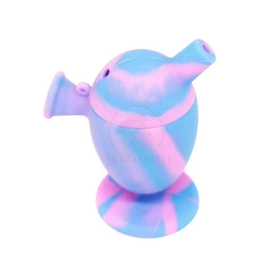 Mini Bong Curvo em Silicone