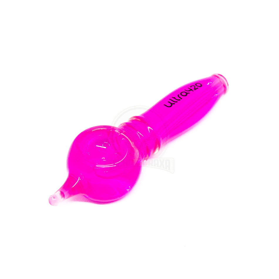 Pipe em Vidro Rosa Com Agua Ultra420