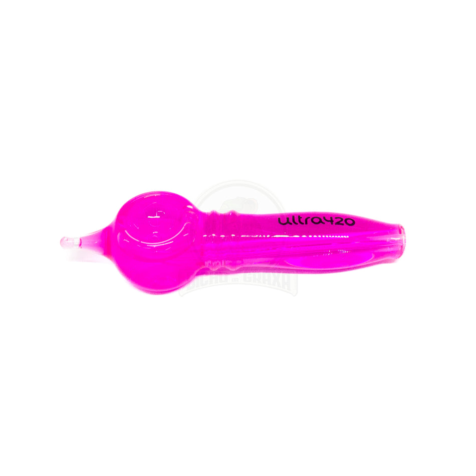 Pipe em Vidro Rosa Com Agua Ultra420