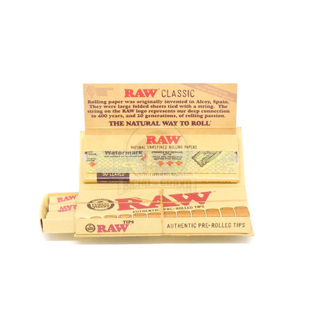 Raw Connoisseur Classic 11/4 size + Pre-rolled Tips RAW - Bicho da Graxa