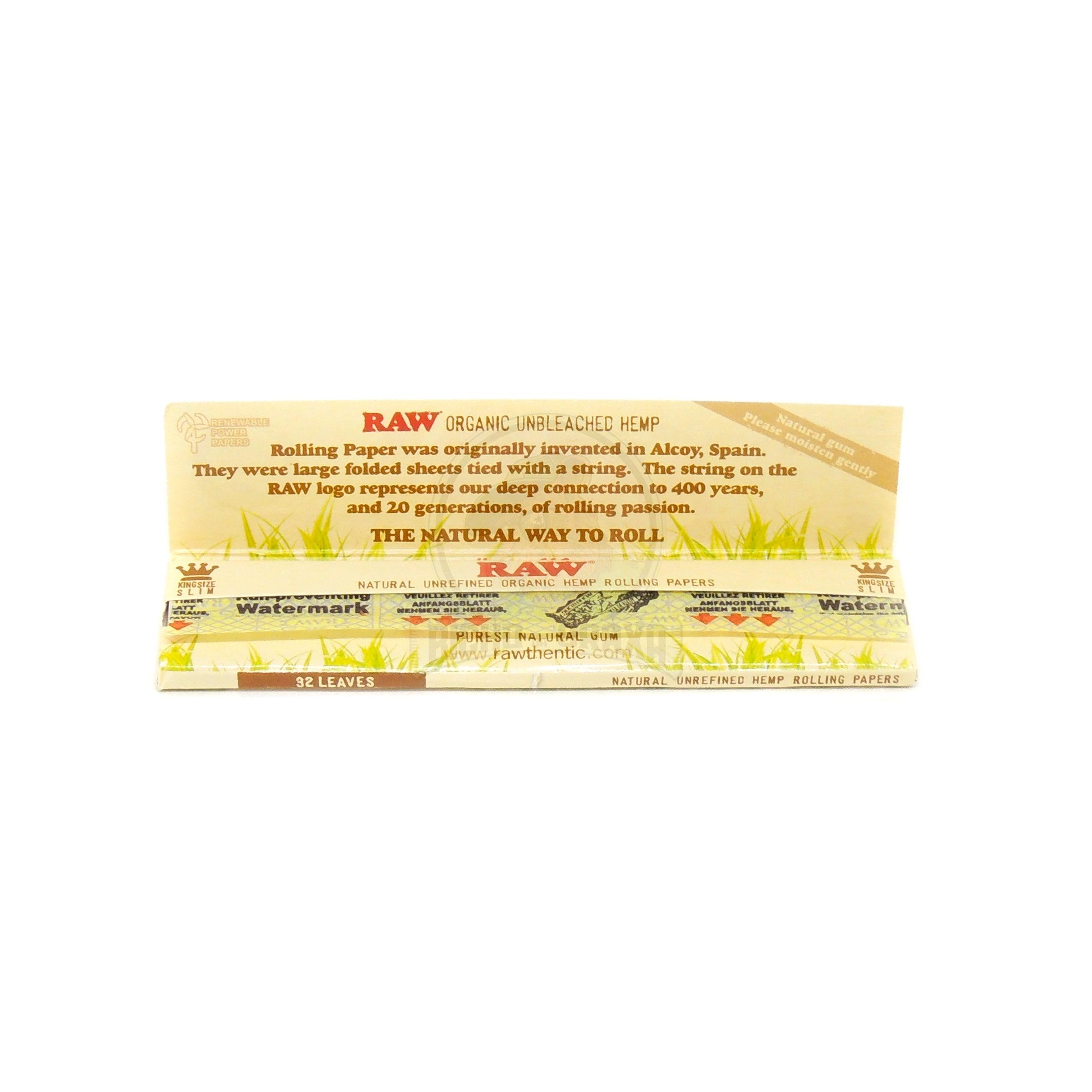 Seda Classic Organic Hemp RAW - Bicho da Graxa