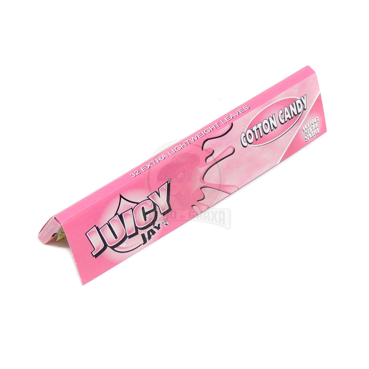 Seda Juicy Jay Cotton Candy KingSize Slim 32 Unidades - Bicho da Graxa