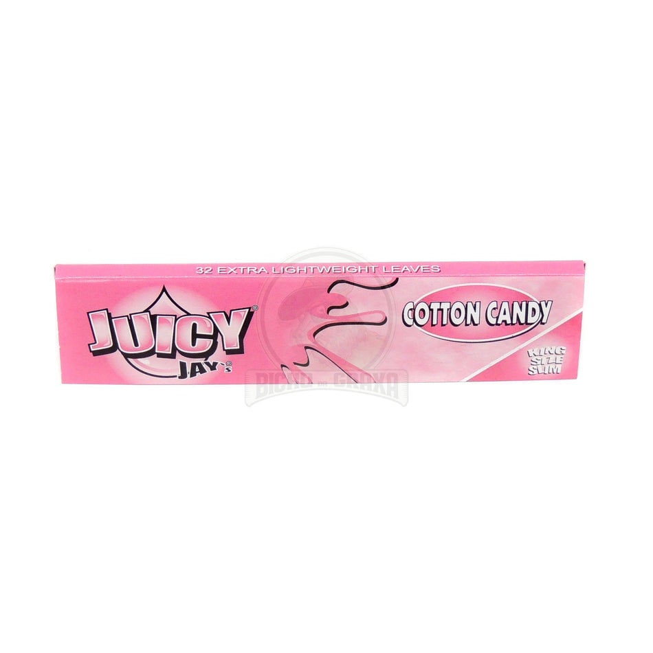 Seda Juicy Jay Cotton Candy KingSize Slim 32 Unidades - Bicho da Graxa