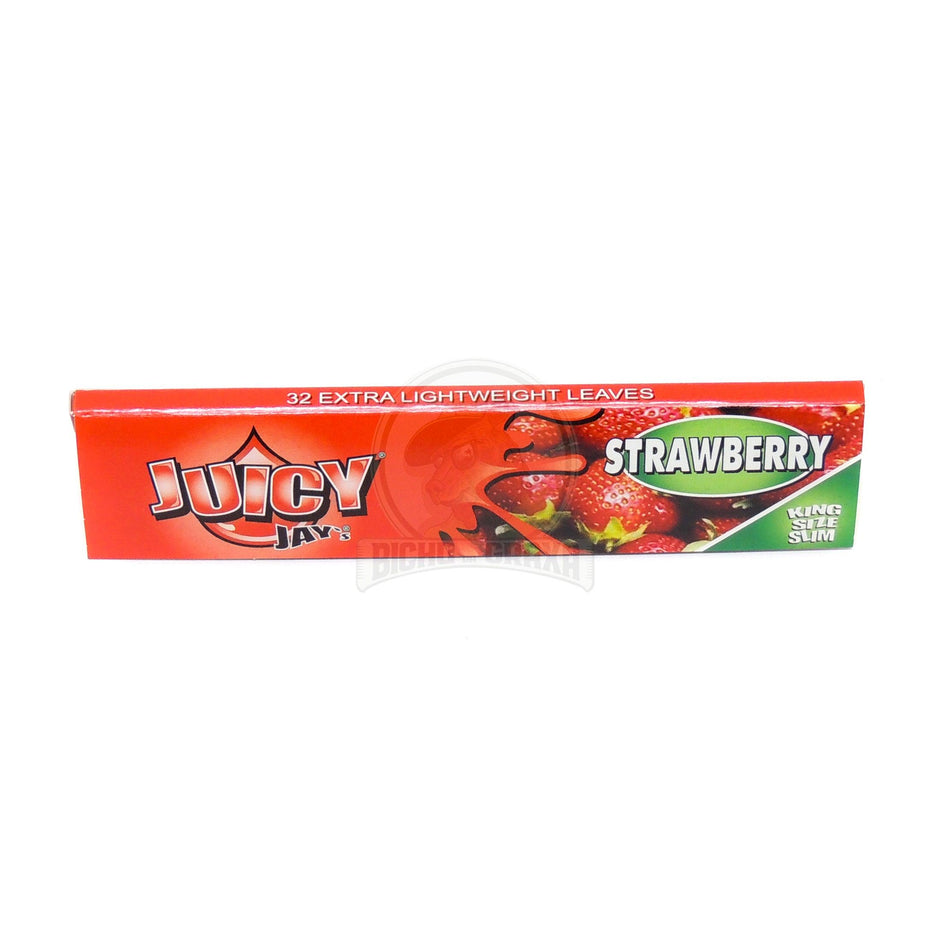 Seda Juicy Jay Strawberry KingSize Slim 32 Unidades - Bicho da Graxa