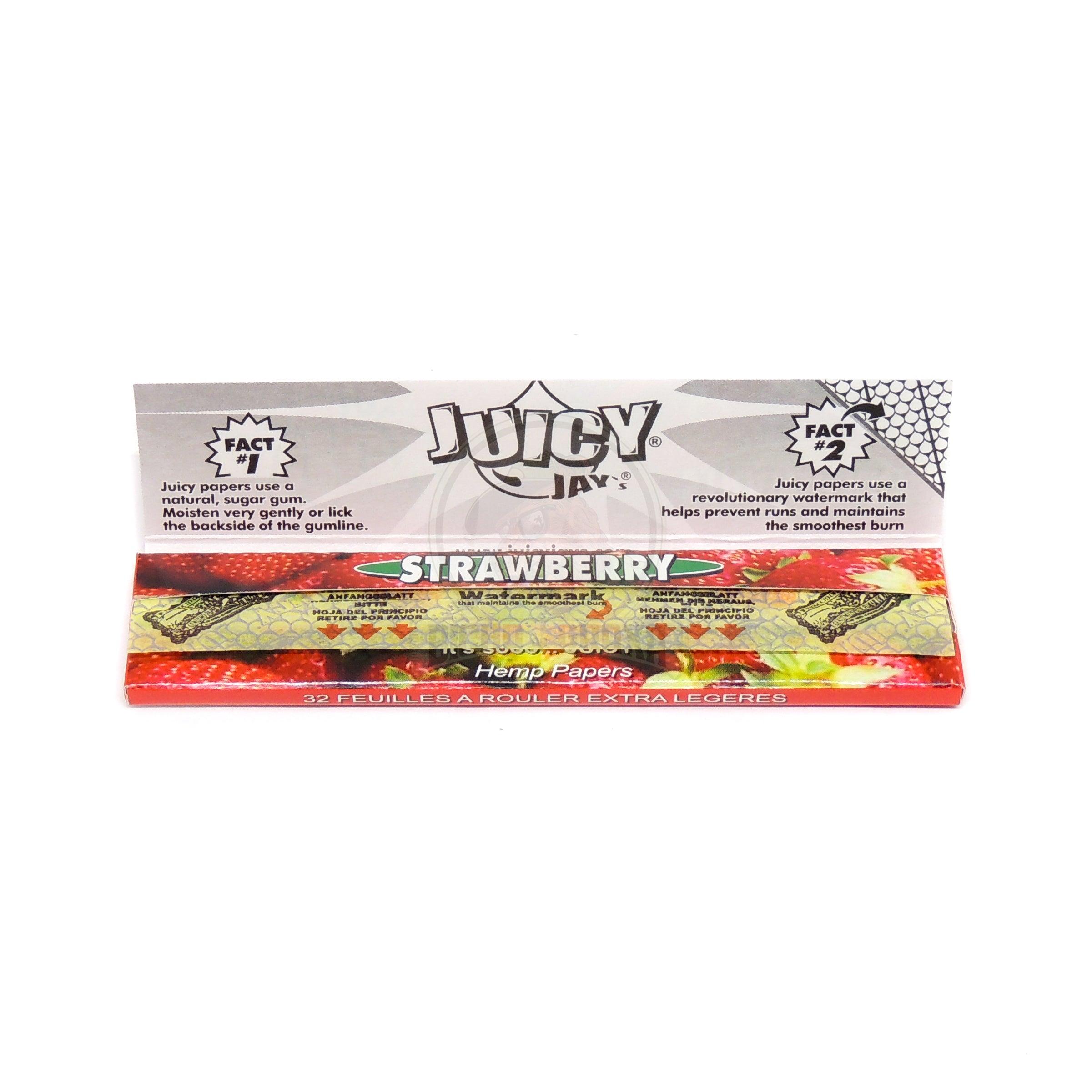 Seda Juicy Jay Strawberry KingSize Slim 32 Unidades - Bicho da Graxa