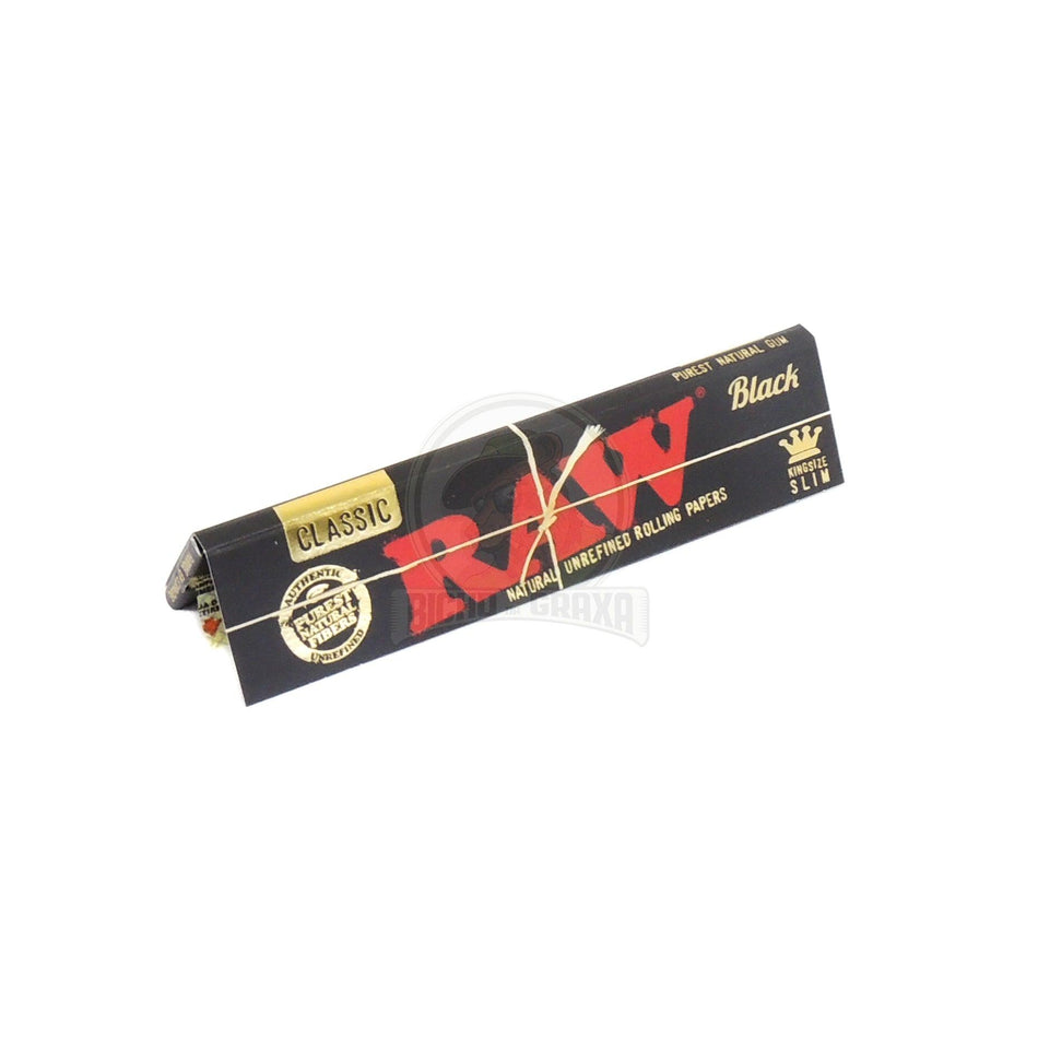 Seda KingSize Black Classic RAW - Bicho da Graxa