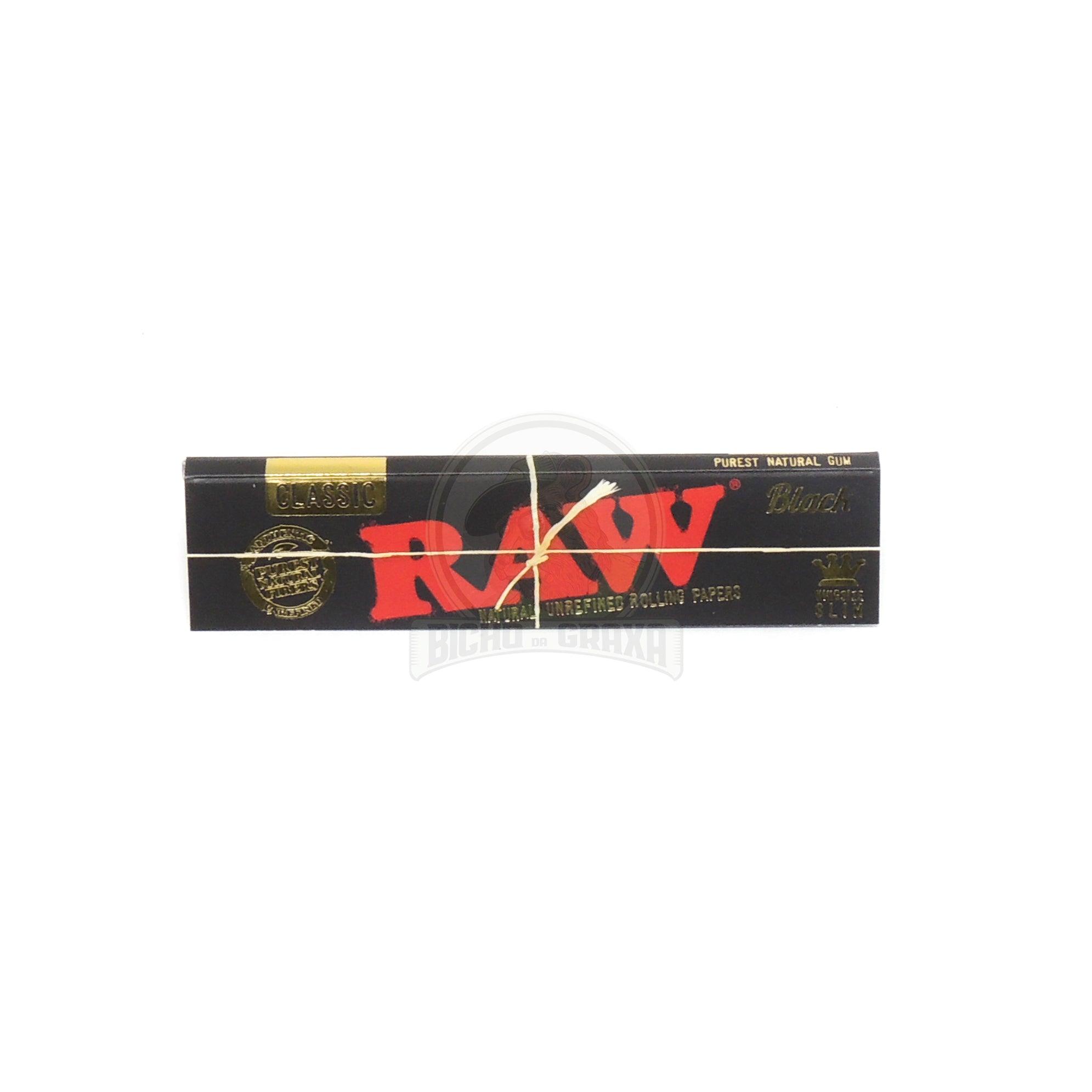 Seda KingSize Black Classic RAW - Bicho da Graxa