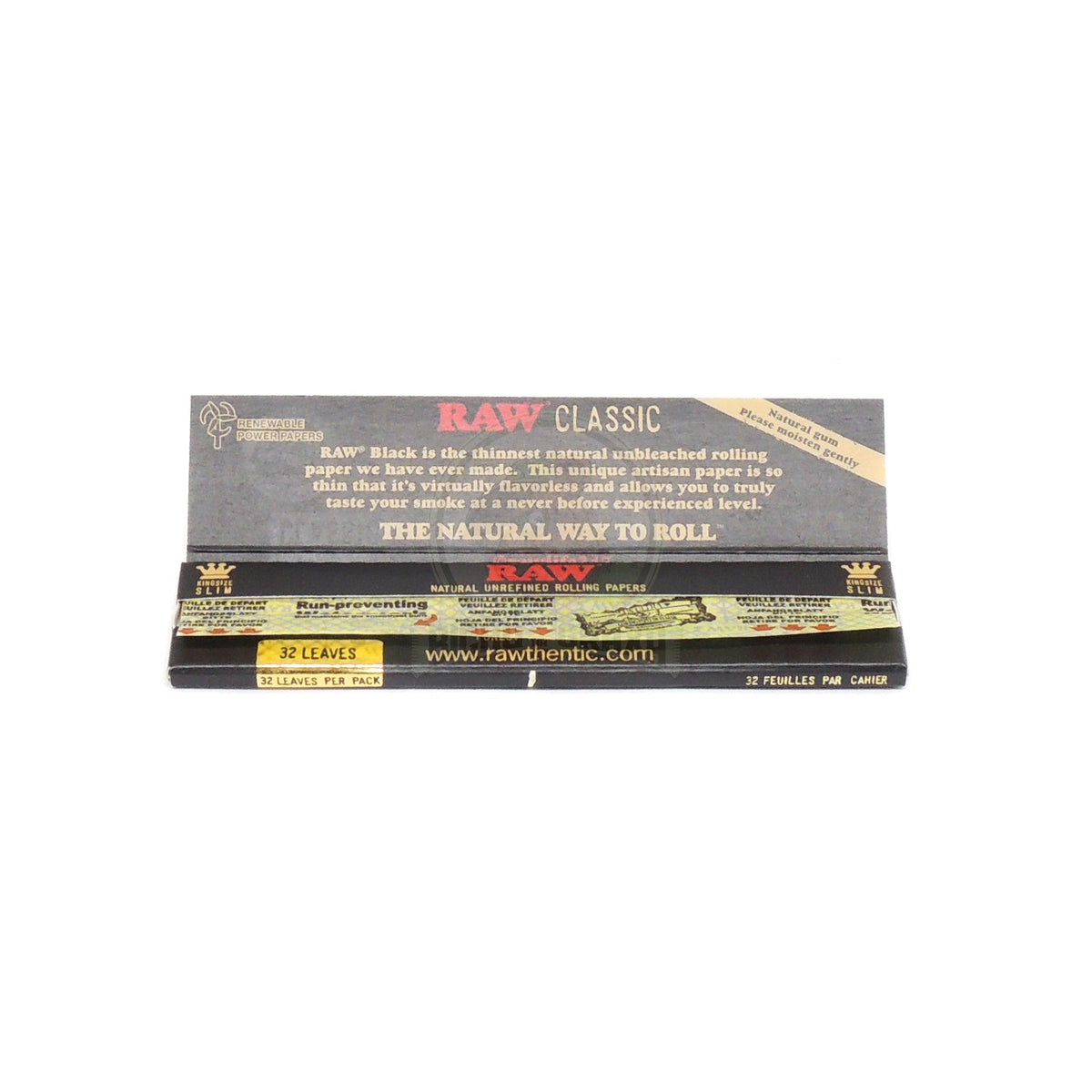 Seda KingSize Black Classic RAW - Bicho da Graxa