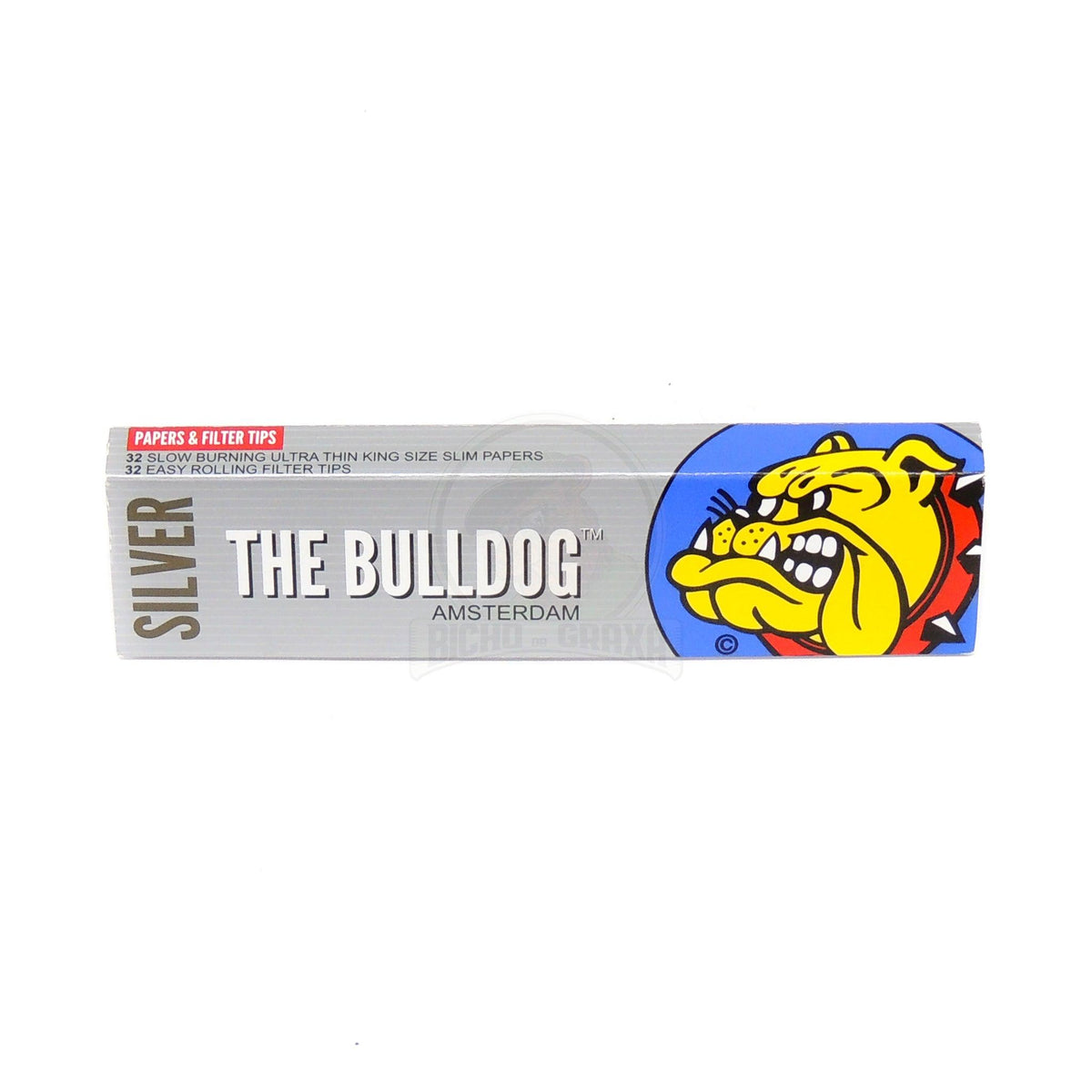 Seda KingSize + Piteiras 32 Unidades The Bulldog Amsterdam - Bicho da Graxa