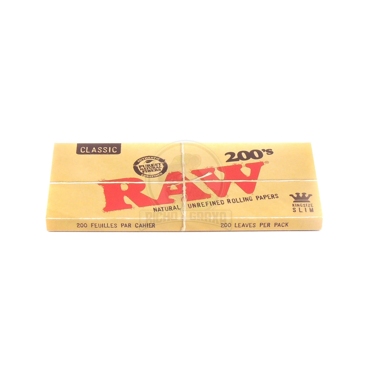 Seda RAW KingSize Classica 200 Unidades - Bicho da Graxa