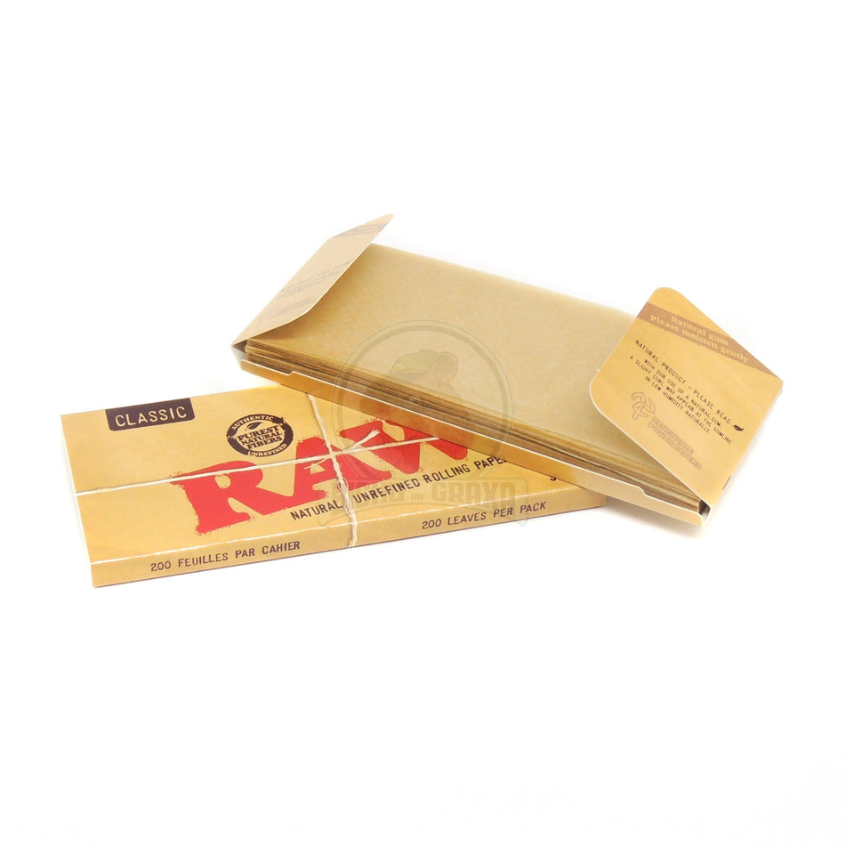 Seda RAW KingSize Classica 200 Unidades - Bicho da Graxa