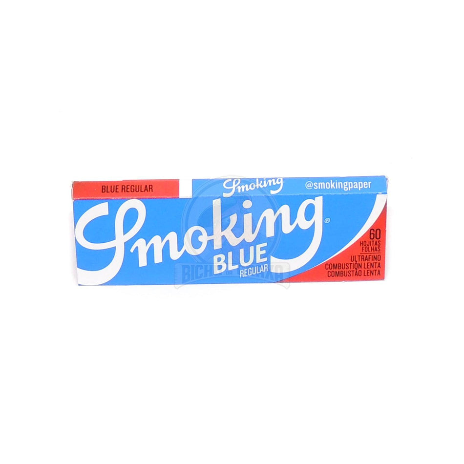 Seda Smoking Blue Regular Size 60 Unidades - Bicho da Graxa